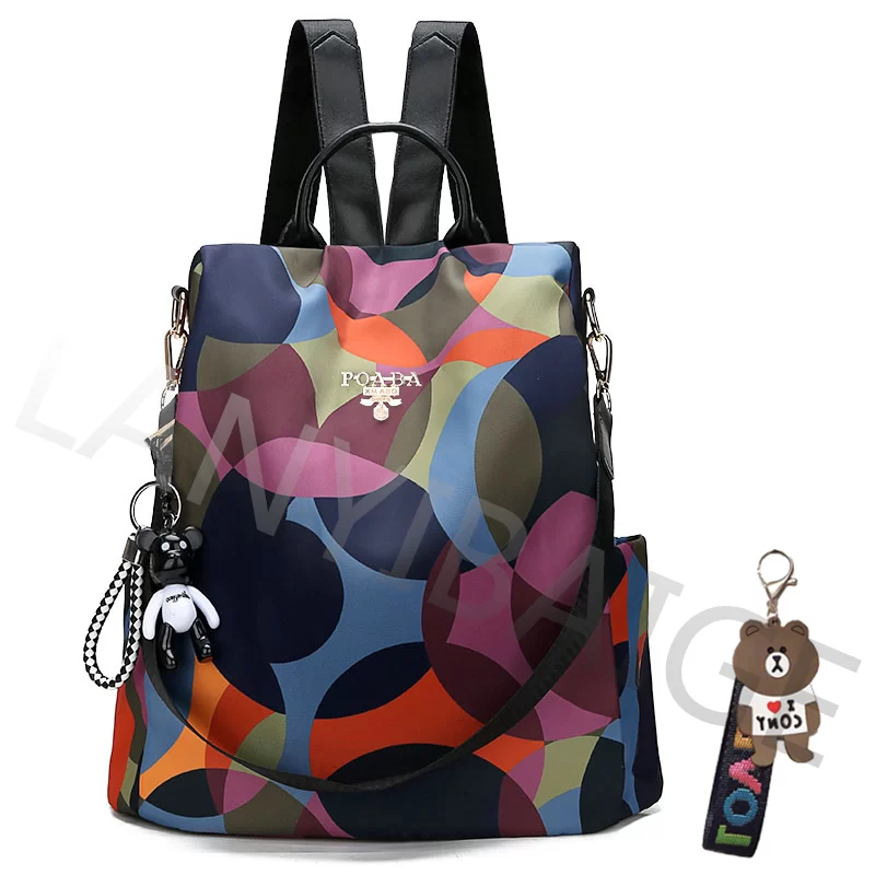 Fashion Backpack Women Oxford Cloth Shoulder Bag 2023 School Bags For Teenage Girls Light Ladies Travel Bagpack Mochila Feminina_15