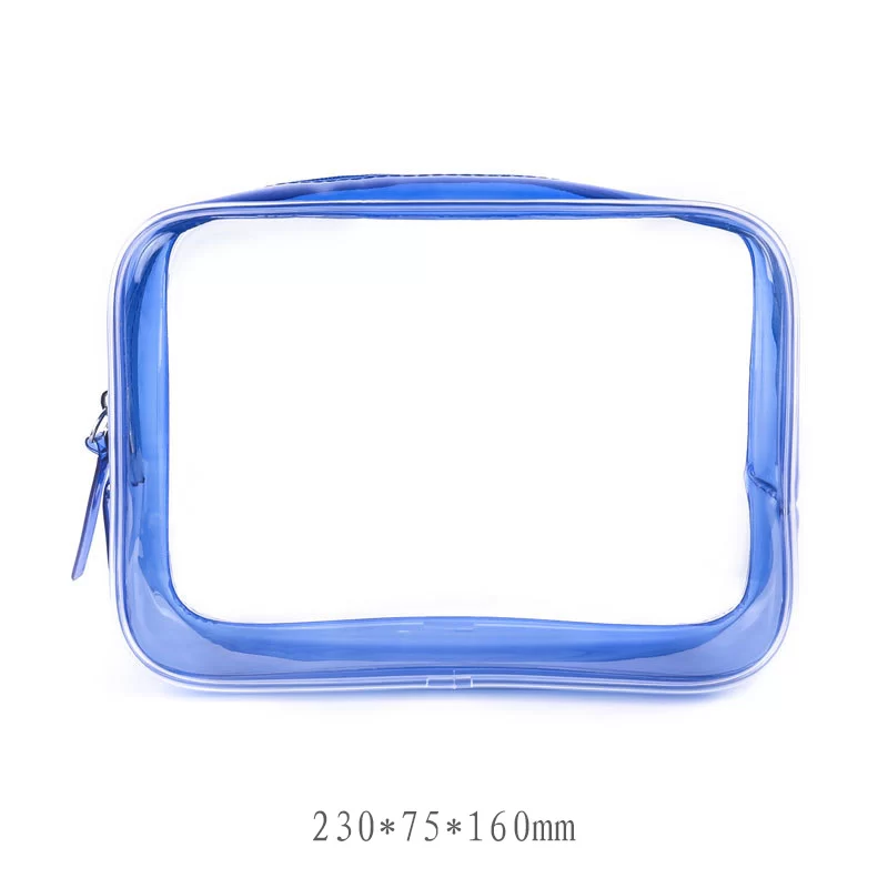 PVC waterproof transparent cosmetic bag wash bath storage bag travel multi-function storage bag cosmetic handbag tool box_23