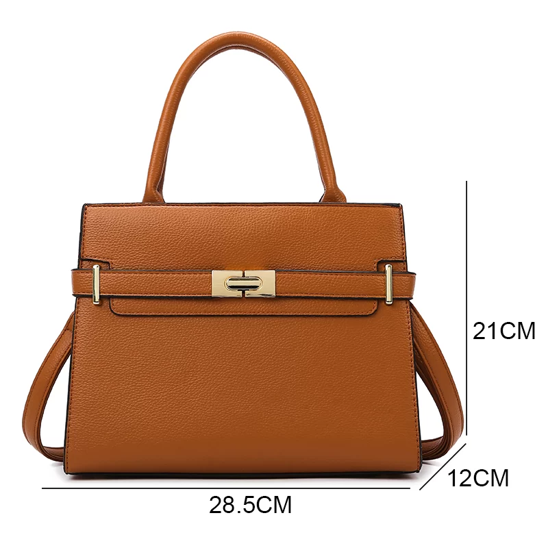 Three-piece Suit Women's Handbag Large Capacity Bags Luxury Shoulder Crossbody Bags Small Coin Purse Quality Leather Sac A Main_2