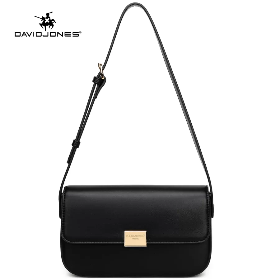 New David Jones Paris Women Handbag Waterproof Female Crossbody Bag Small Plain Lady Fashion Shoulder Bag_8