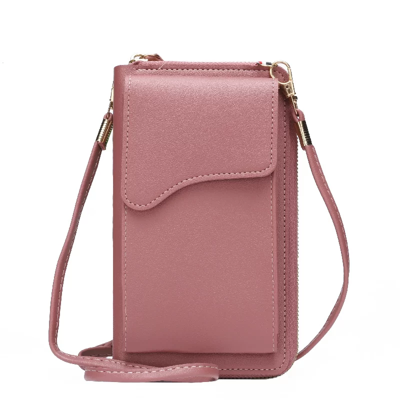 Women's Small Crossbody Shoulder Bags PU Leather Female Cell Phone Pocket Bag Ladies Purse Card Clutches Wallet Messenger Bags_2