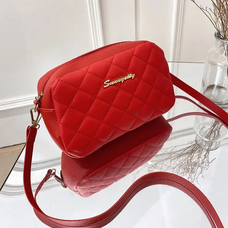 Tassel Small Messenger Bag For Women 2024 Trend Lingge Embroidery Camera Female Shoulder Bag Fashion Chain Ladies Crossbody Bags_10