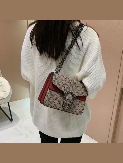 Advanced Wine God Bag for Women New Style Women Versatile European and American Fashion Chain Bag Single Shoulder Crossbody Bag