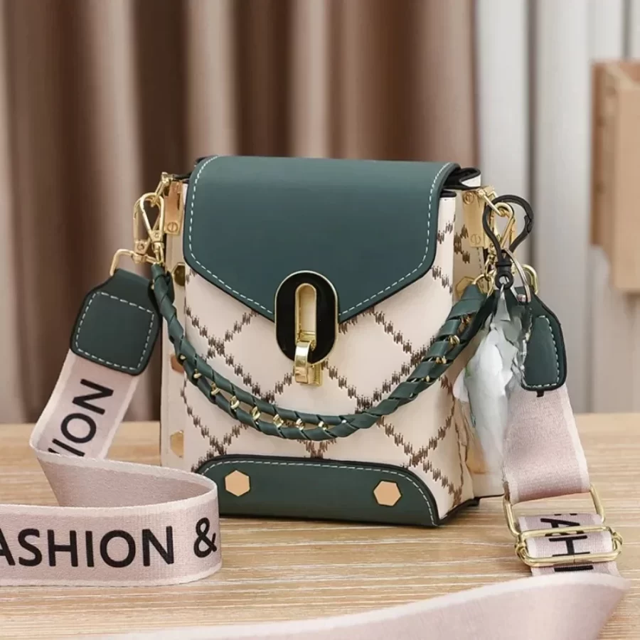 Summer New Bag Korean Style Simple Small Square Bag Fashion All-Match Shoulder Crossbody Fashion Mini Phone Bag Women Handbags_2