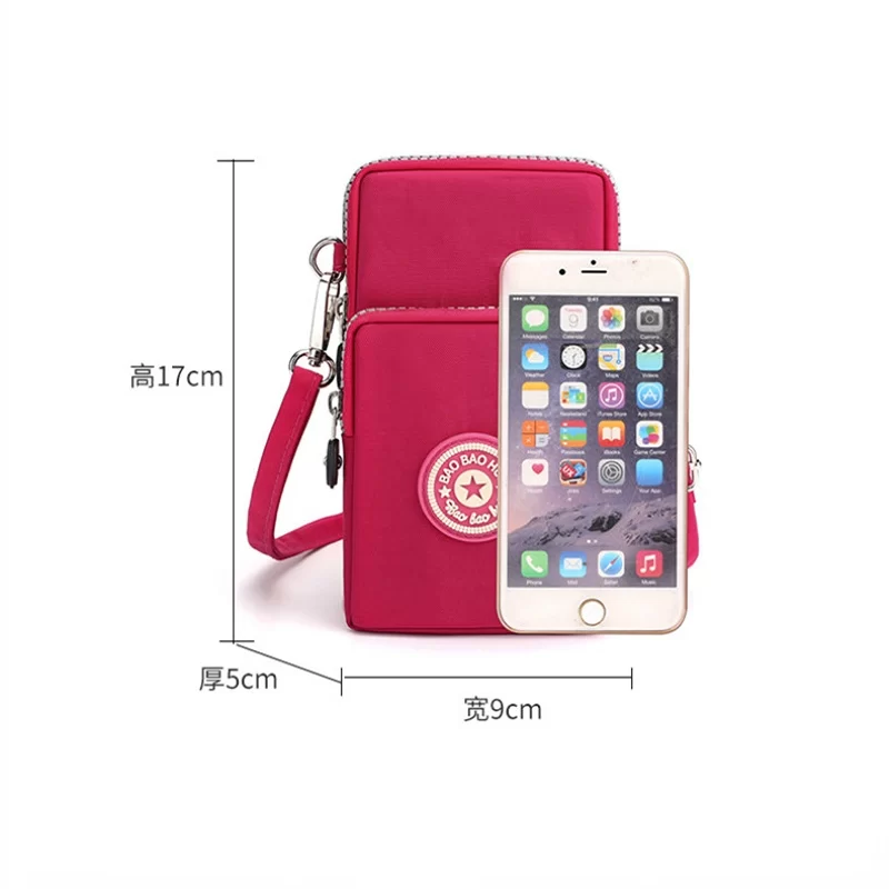 Shoulder Bag Nylon Women Mobile Phone Bag Mini Female Messenger Purse Lady Wallet Small CrossBody Bag Women Handbag сумка женска_4