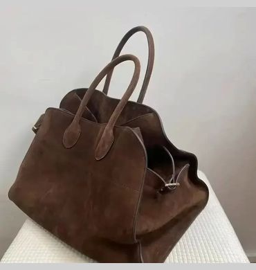 Ladies' Top-handle Bag High-end Feel Niche Design Large Capacity Vintage Commute Handbag For Autumn/winter Season