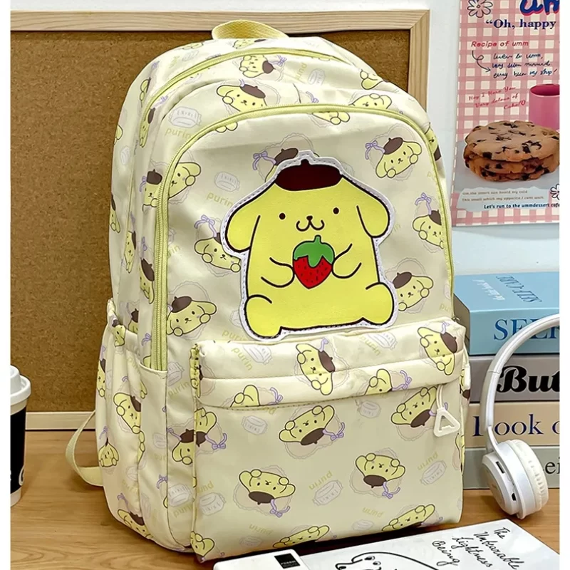 Sanrio Backpack Anime Kuromi Cinnamoroll My Melody Student Bag Large Capacity Women Bag For Children Girls Gift_9