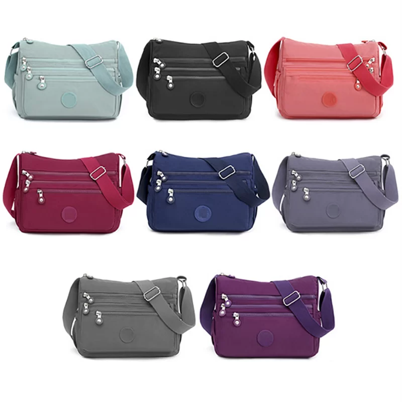 Women's Messenger large capacity Shoulder Bag Polyester Fashion Cosmetic Bag Simple and Versatile Handbag Crossbody Bag_6