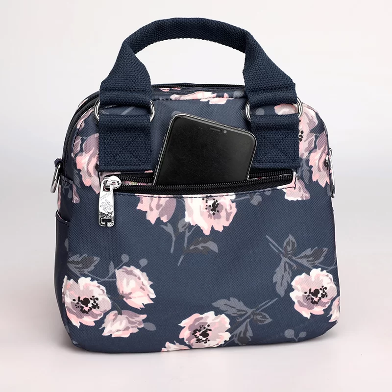 Brand Women Crossbody Bag portable Female Shoulder bags Printed Flower Nylon Messenger Bags Multi-pocket Ladies Handbags Bolsa_5