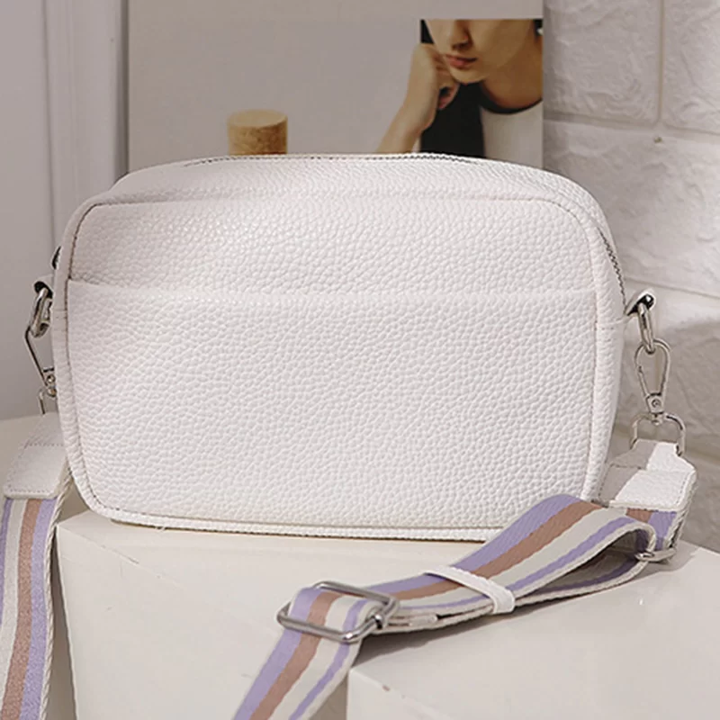 Fashion Women Bag 2025 New Trend Solid Pu Messenger Bags Women's Small Bag Women's Single Shoulder Bag Small Simple Square Bag_5