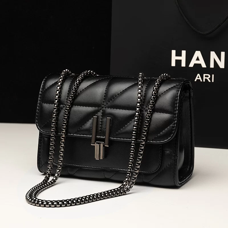 Women Luxury Designer genuine Bags Leather Chain Women Handbags Shoulder Female bag New Casual Fashion Ladies Messenger Bags_1