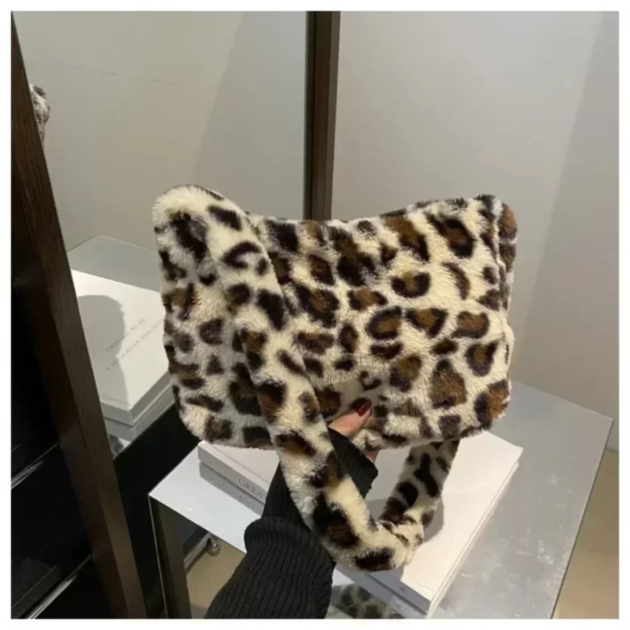 Fashion Versatile Leopard Print New Women's Bags Lady High-Grade Texture Simple Generous Temperament Crossbody Shoulder_6