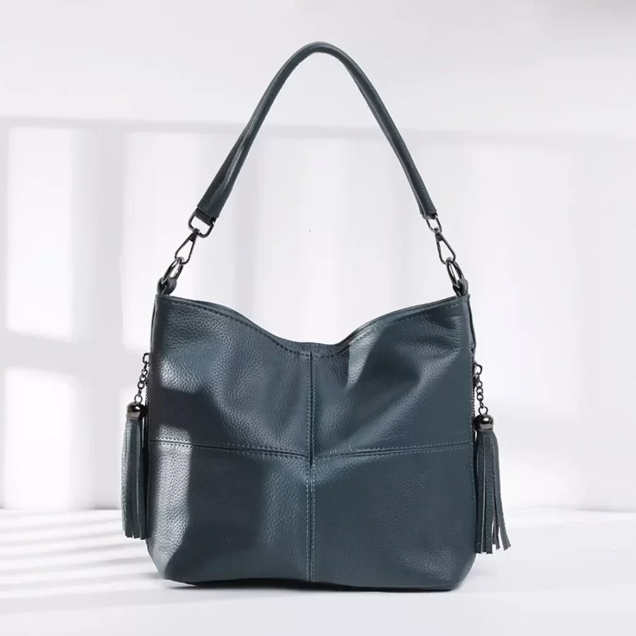 Women's Handbag Soft Leather High Quality Ladies' Genuine Leather Shoulder Crossbody Hobo Bag, Luxury Commuting Underarm Bag_7