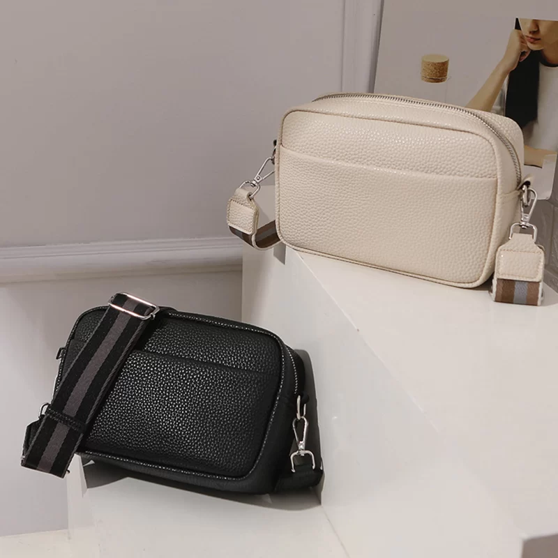 Fashion Women Bag 2025 New Trend Solid Pu Messenger Bags Women's Small Bag Women's Single Shoulder Bag Small Simple Square Bag_2