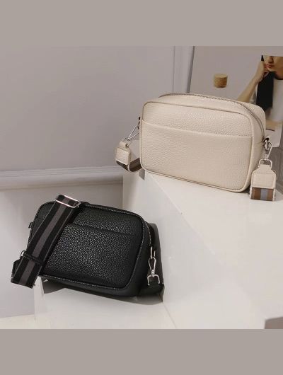 Fashion Women Bag 2025 New Trend Solid Pu Messenger Bags Women's Small Bag Women's Single Shoulder Bag Small Simple Square Bag