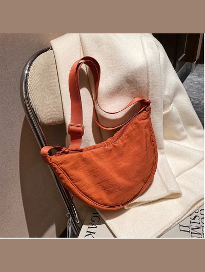 Casual Nylon Hobos Crossbody Bag for Women Designer Shoulder Bags Large Capacity Tote Lady Travel Shopper Bag Female Purses 2024