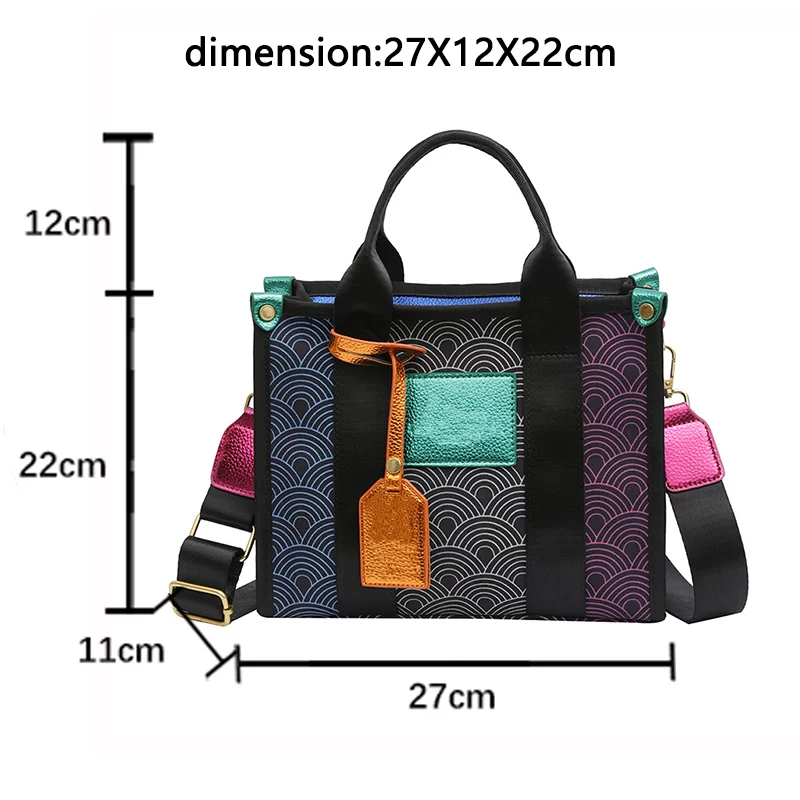 London Canvas Tote Bag, 2024 New Large Capacity, Luxury Designer Brands Women's Handbag Fashion Shoulder Bag Firmate_9