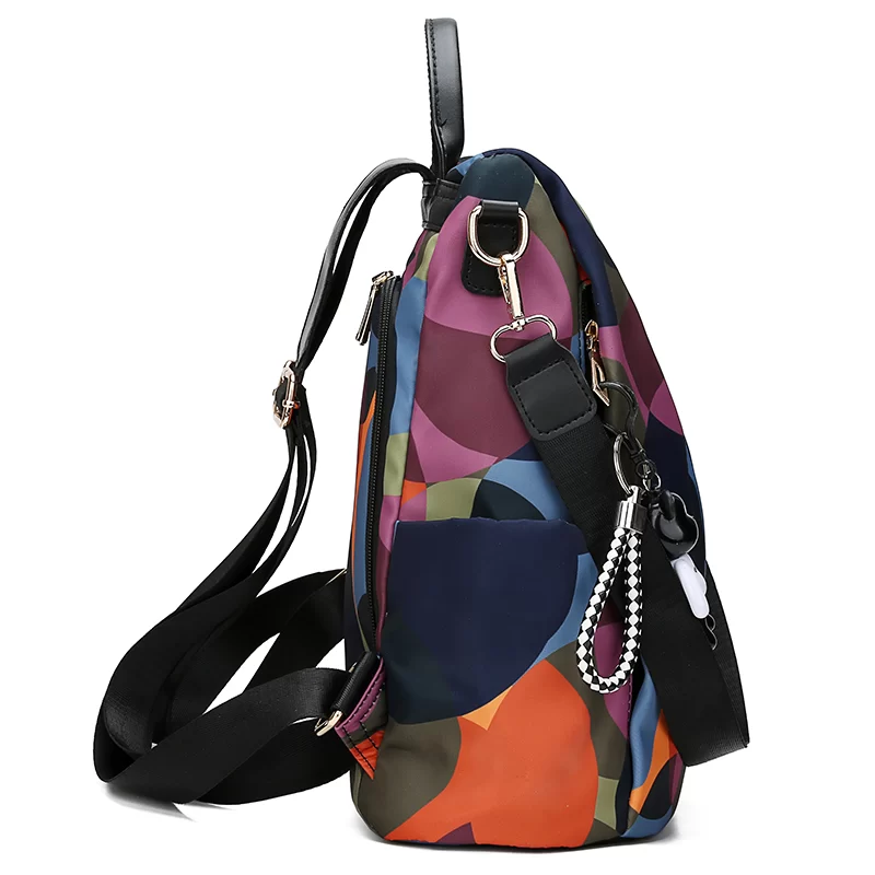 Fashion Backpack Women Oxford Cloth Shoulder Bag 2023 School Bags For Teenage Girls Light Ladies Travel Bagpack Mochila Feminina_2