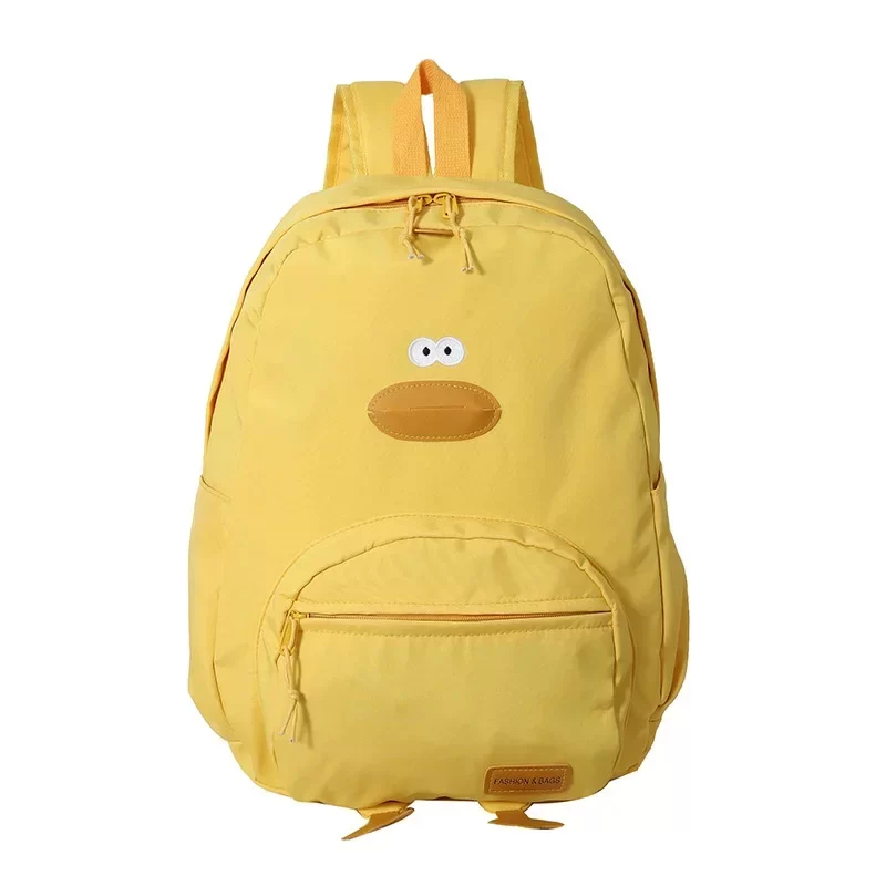 New Cartoon Duck Backpack Designer Cute Travel Bag Female College Student Versatile Korean Edition Girls' School Bag рюкзак_7