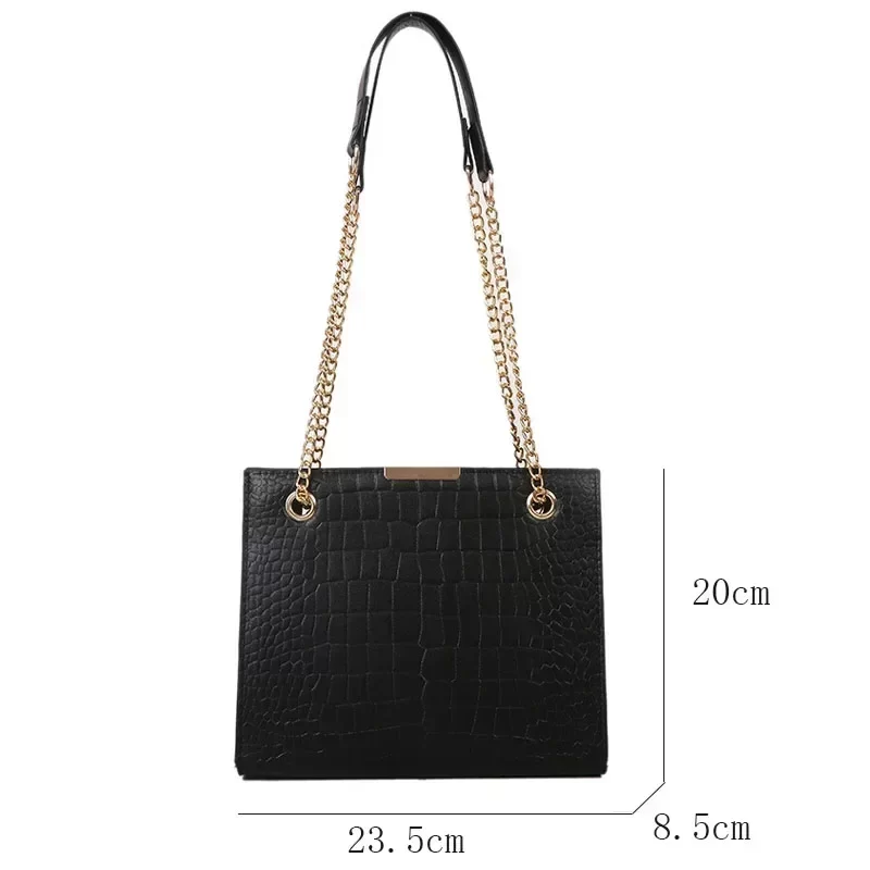 2025 Fashion Luxury Female Crossbody Bags for Women Designer Shoulder Bag Chain Solid Color Messenger Bag Handbags_4