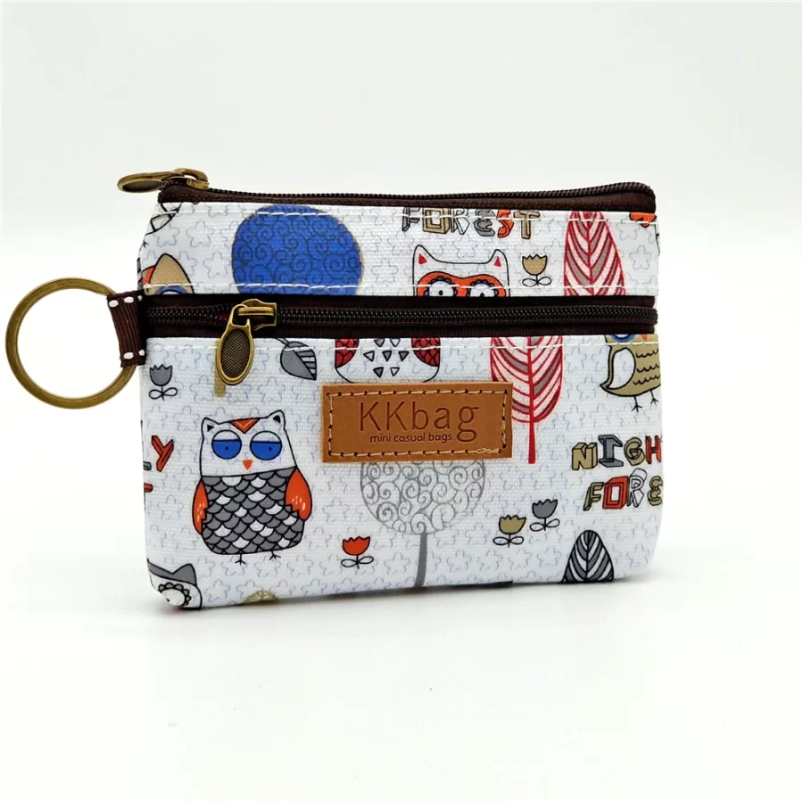 Cute Animals Wallet Zipper Purse Cartoon Small Coin Purse Lightweight Storage Bag Money Bag Key Card Holder For Student Women_12