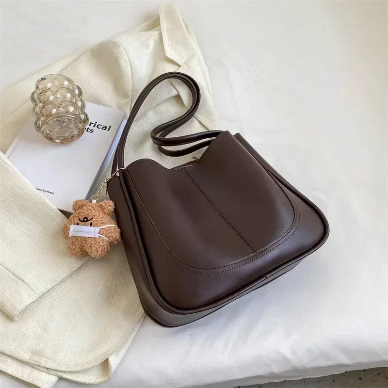 High-End Texture Large Capaci Bag 2024 Autumn and Winter New Women's Bag Fashion Commuter Shoulder Bag Handbags for Women Сумка_8