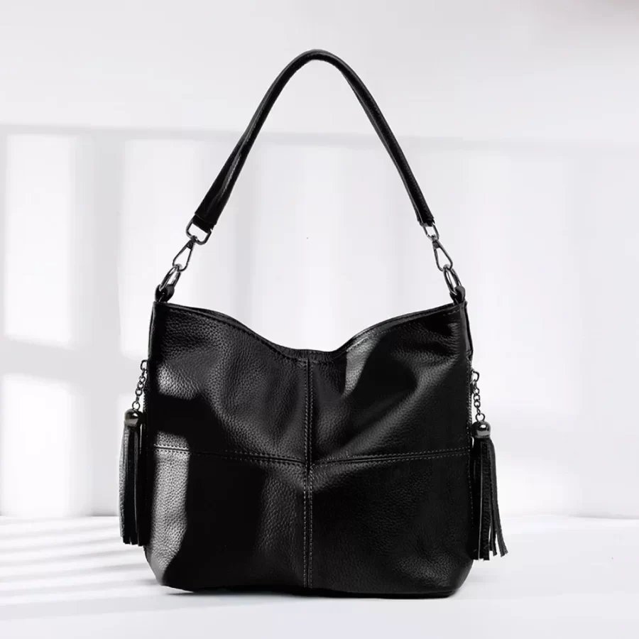 Women's Handbag Soft Leather High Quality Ladies' Genuine Leather Shoulder Crossbody Hobo Bag, Luxury Commuting Underarm Bag_9