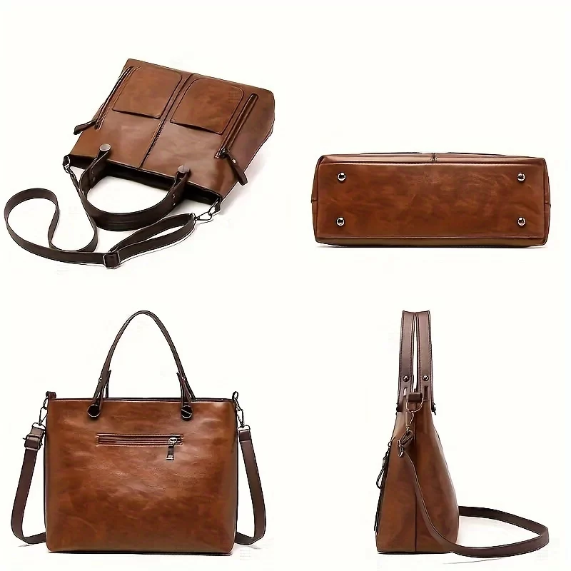 Women's Bag Fashion Classical Style Crossbody Handbag Retro PU Leather Shoulder and Purse Casual Bag Daily_4