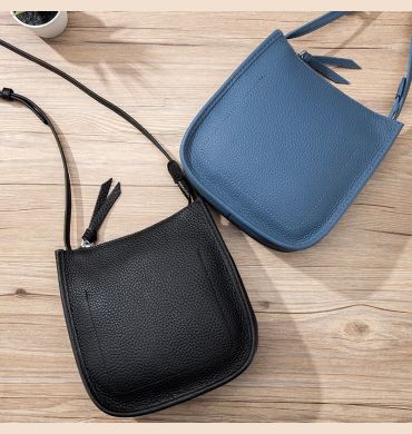 Women Genuine Leather One Shoulder Bucket Bag Luxury Cowhide Crossbody Bag For Female Designer Handbag Small Messenger Tote