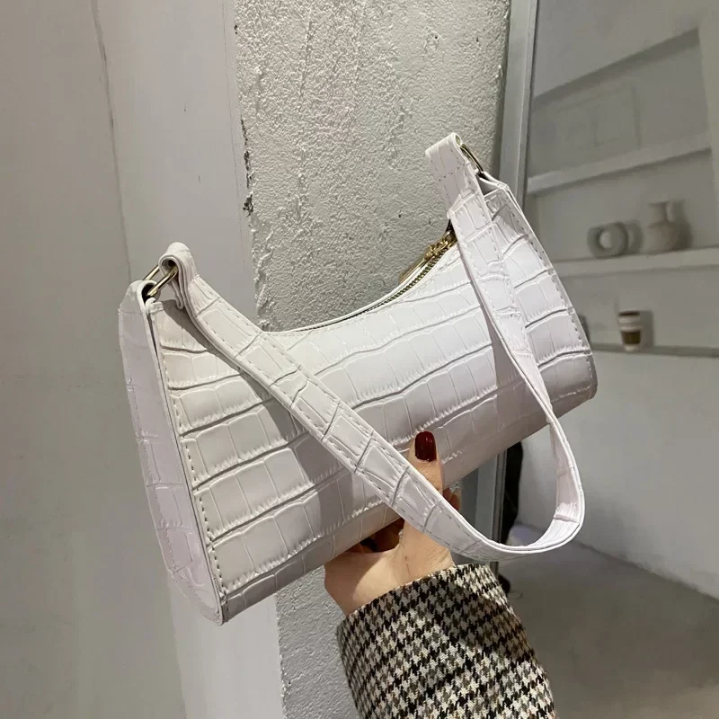 Fashion Exquisite Shopping Bag Retro Casual Women Totes Shoulder Bags Female Leather Solid Color Chain Handbag for Women 2024_11