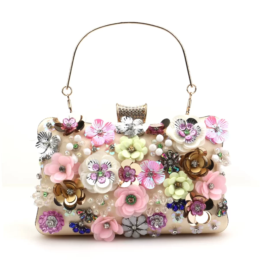 Fashion Women Bags Flower Diamonds Embroidery Small Clutch Luxury Lady Handbags Evening Bags New Arrival Chain Shoulder Purse_9