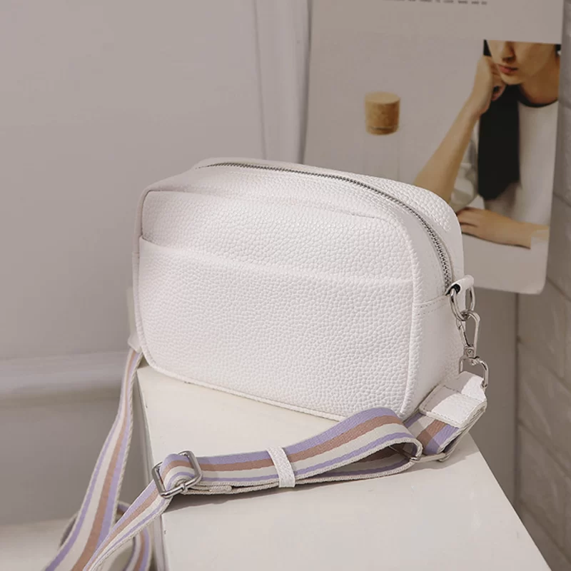 Fashion Women Bag 2025 New Trend Solid Pu Messenger Bags Women's Small Bag Women's Single Shoulder Bag Small Simple Square Bag_7