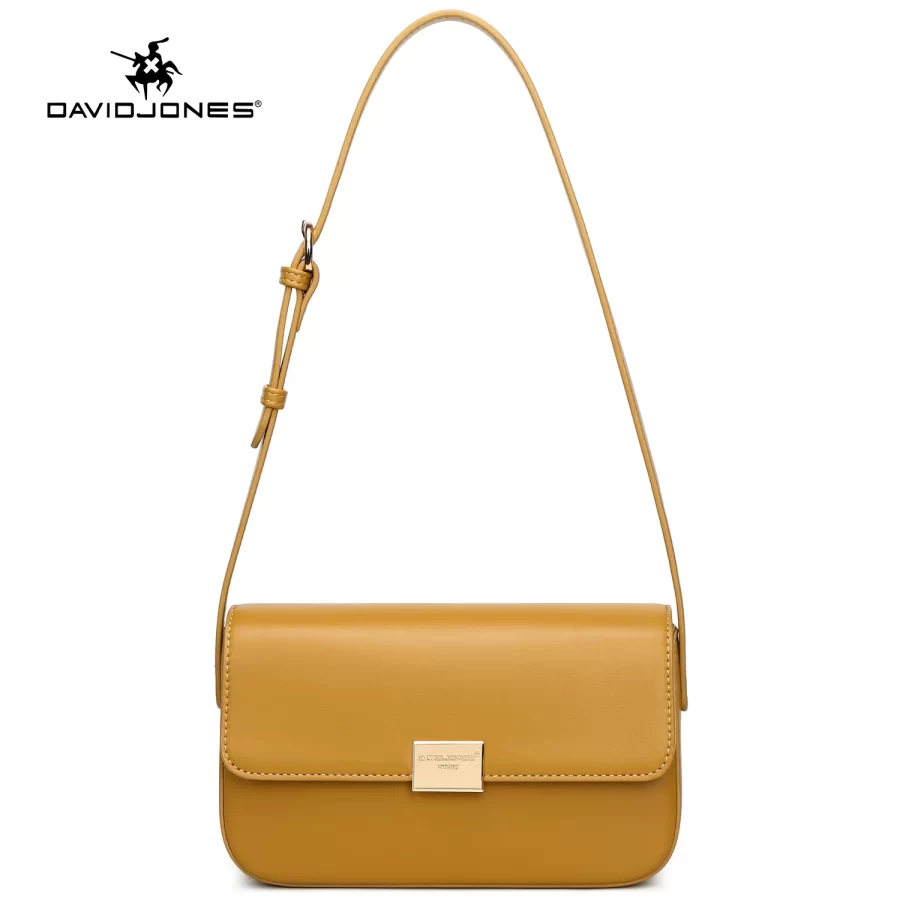 New David Jones Paris Women Handbag Waterproof Female Crossbody Bag Small Plain Lady Fashion Shoulder Bag_4