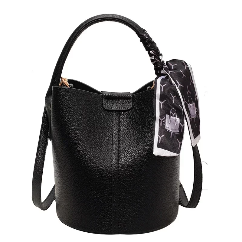 Hot Selling Simplicity High-end Women's Crossbody Bag PU Material Versatile Bucket Bag Fashion Handbag Commuting_8