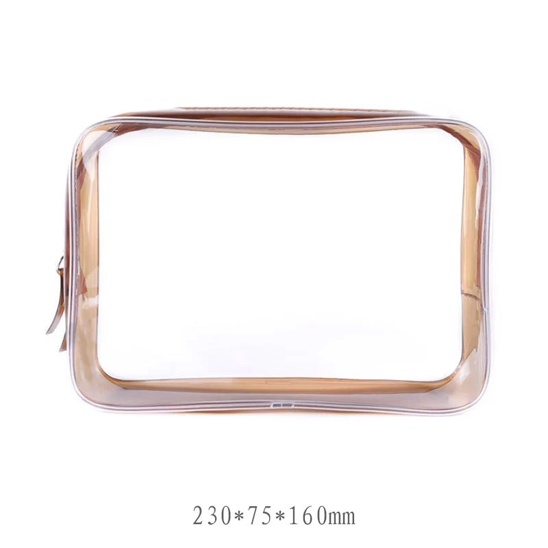 PVC waterproof transparent cosmetic bag wash bath storage bag travel multi-function storage bag cosmetic handbag tool box_27