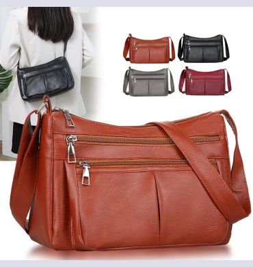 Women's Bag 2024 Trend Korean Handbags Designer Luxury Brand Ladies Shoulder Bags Soft Leather Fashion Versatile Crossbody Bag