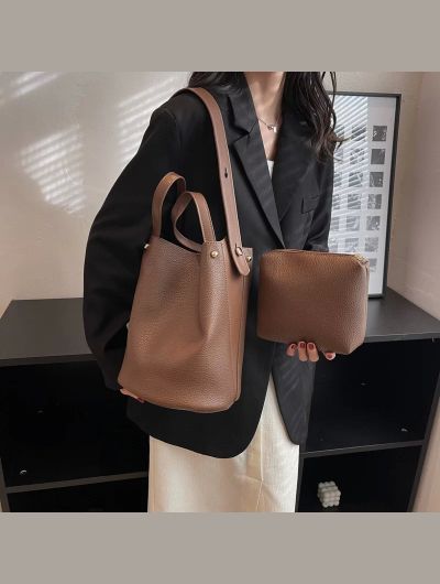 Fashion Trending Brand Luxury Designer Women Bags Female Handbags Solid Bucket Bag For Women 2023 Crossbody Shoulder Bags Totes