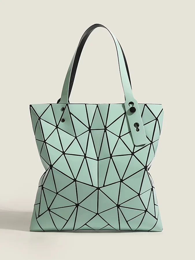 Lightweight Fashion Geometric Rhombus Bag Women's Shoulder Handbag Commuter Tote Bag Shopping Bag_7