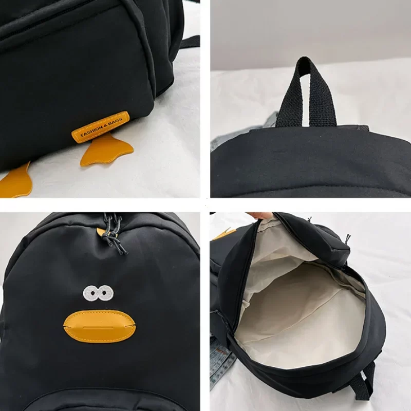 New Cartoon Duck Backpack Designer Cute Travel Bag Female College Student Versatile Korean Edition Girls' School Bag рюкзак_4