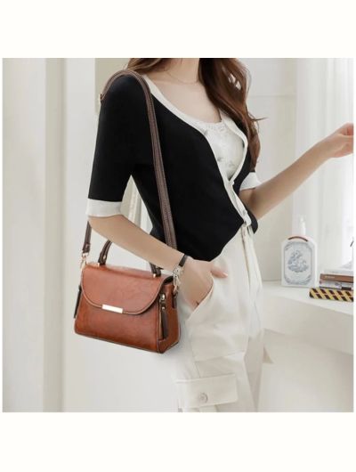 High Quality Soft Leather Shoulder Croosbody Bags Large Capacity Solid Purses and Handbags Luxury Designer Ladies Casual Totes