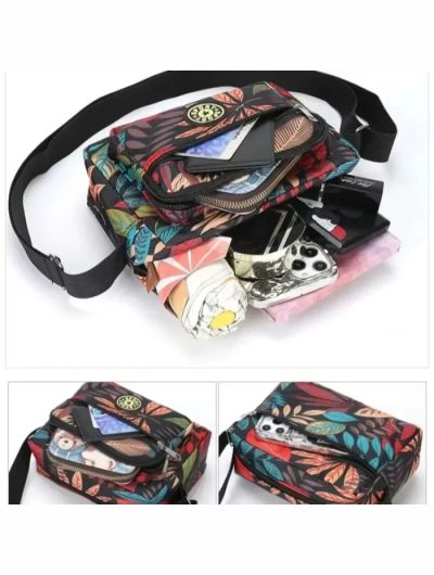 Oxford Cloth Women's Crossbody Bag 2024 Cloth Casual Backpack Messenger Nylon Canvas Bag Shoulder Middle-aged Mother Handbag 2