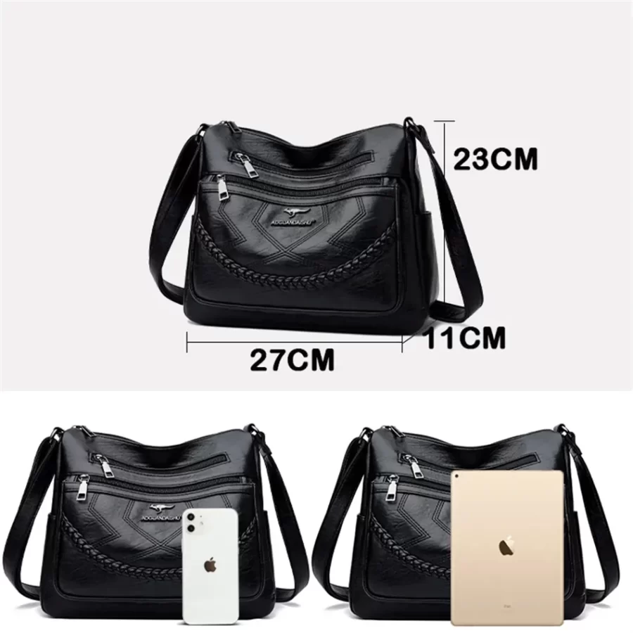 Soft PU Leather Luxury Handbags Purses Women Bags Designer Shoulder Crossbody Bag for Female Branded 2023 Trend Messenger Bags_4