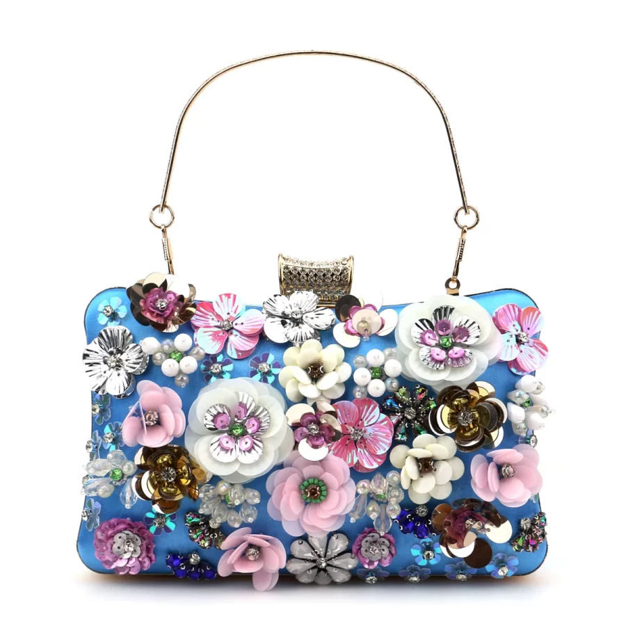 Fashion Women Bags Flower Diamonds Embroidery Small Clutch Luxury Lady Handbags Evening Bags New Arrival Chain Shoulder Purse_7