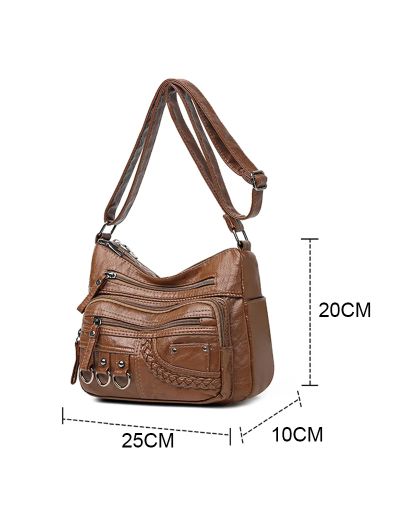 2024 New Ladies Soft Leather Bags High Quality Purses And Handbags Famous Designer Crossbody Shoulder Bag For Women Sac A Main