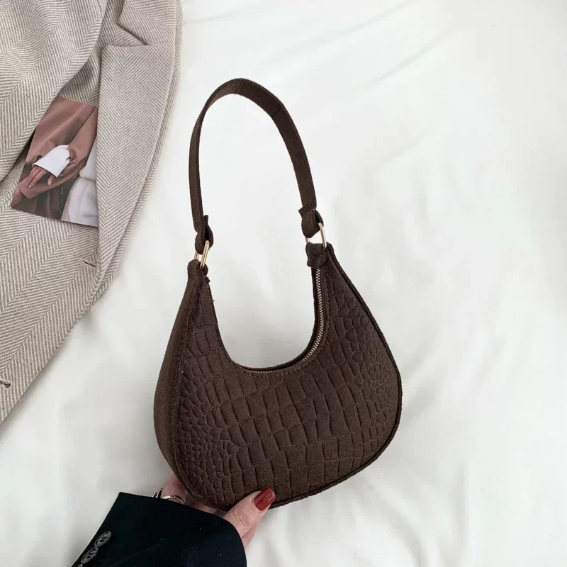 Women Top-handle Bags Autumn Winter Fashion Bag New Fashion Shoulder Bag Portable Women's Bag Bolso Mujer Handbags Felt_7