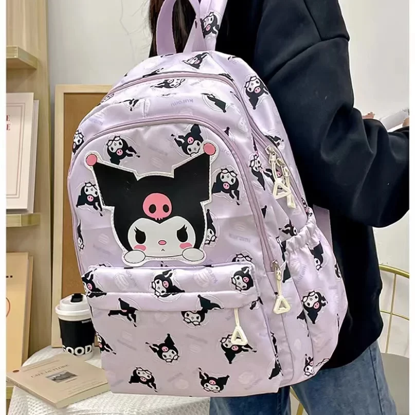 Sanrio Backpack Anime Kuromi Cinnamoroll My Melody Student Bag Large Capacity Women Bag For Children Girls Gift_2