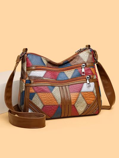 New Crossbody Bag for Women Large Capacity Luxury Handbag Purse Solid Color Shoulder Bags Female Casual Travel Vintage Hobos Bag