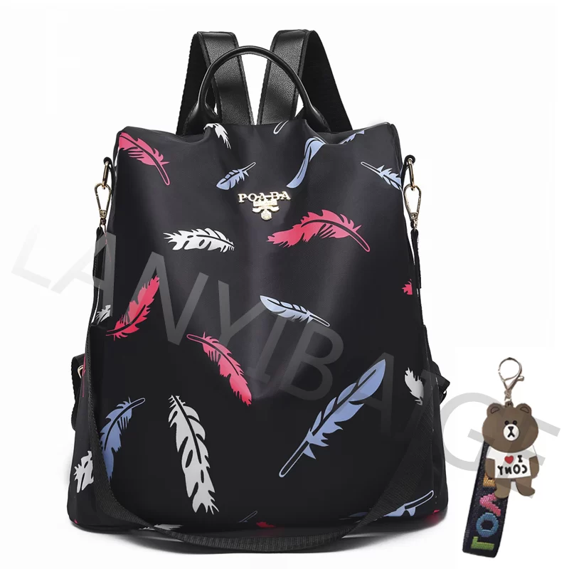 Fashion Backpack Women Oxford Cloth Shoulder Bag 2023 School Bags For Teenage Girls Light Ladies Travel Bagpack Mochila Feminina_17