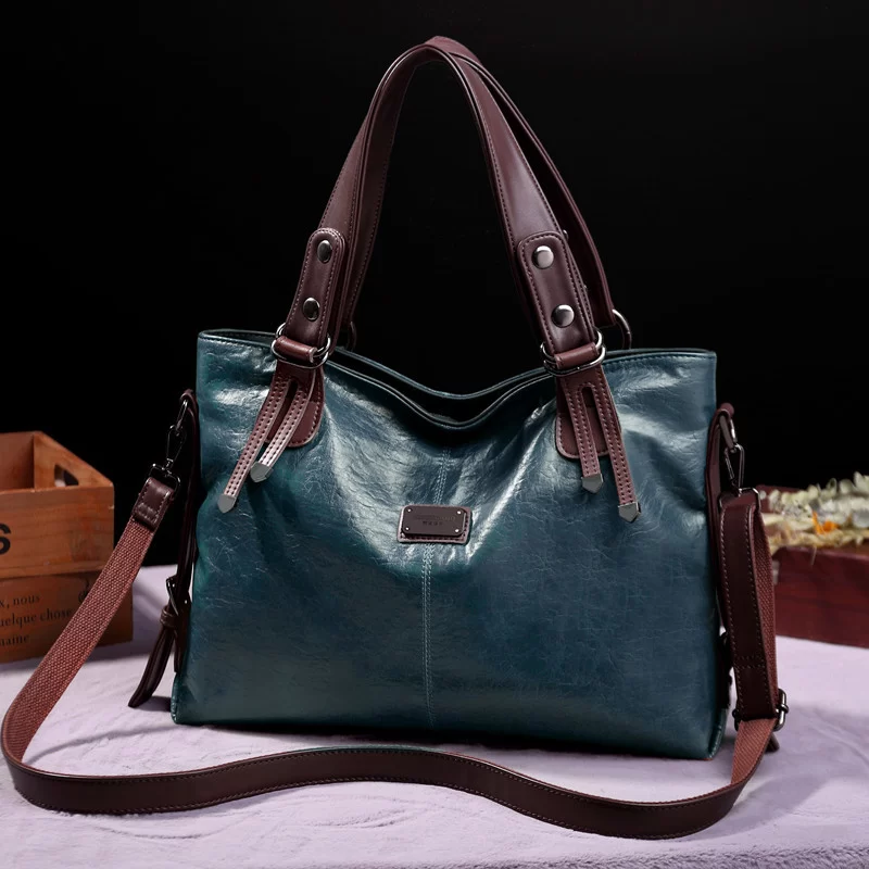 New Fashion Casual Tote Bag Women Handbags Soft Leather Shoulder Bags  For 2023 Ladies Vintage Big Capacity Crossbody Hand Bag_9