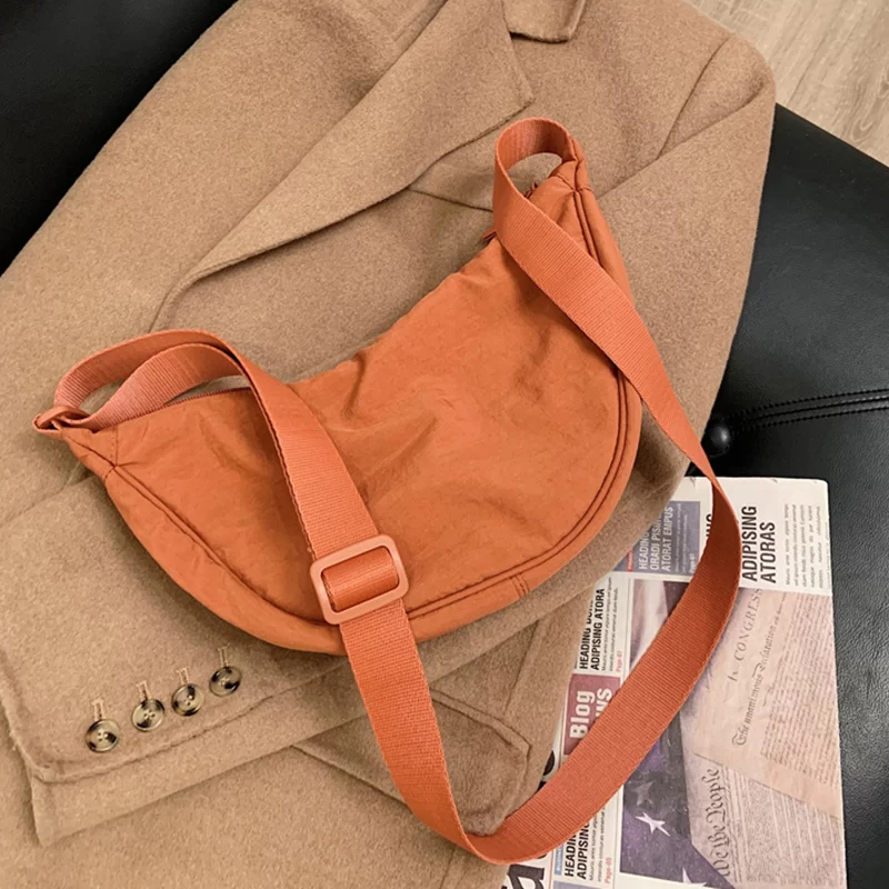 Casual Nylon Hobos Crossbody Bag for Women Designer Shoulder Bags Large Capacity Tote Lady Travel Shopper Bag Female Purses 2024_5